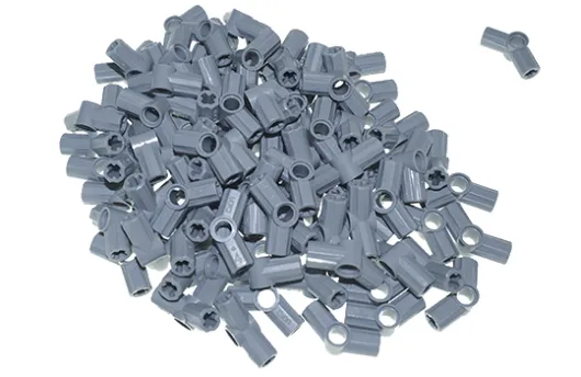 KBW Klemmbausteine Technik Achsenverbinder 4 in hell grau 100Stück