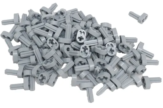 KBW Klemmbausteine Technik Kurbelwelle in hell grau 100Stück