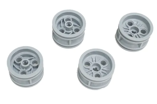 KBW Klemmbausteine Technik Felgen Set in hell grau 4Stück