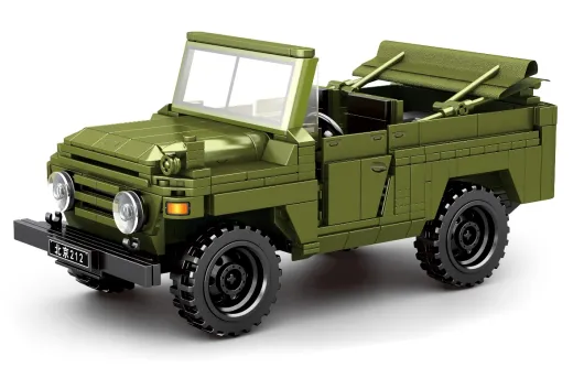 Sembo Klemmbausteine Militär Jeep der Volksrepublik China - 662 Teile