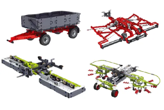 MouldKing Klemmbausteine Traktor Supplement Pack - 3098 Teile