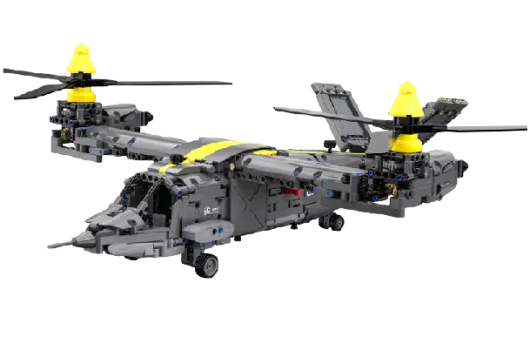 CaDA Klemmbausteine Tiltrotor Aircraft - 1436 Teile