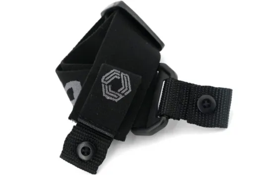 Ethix Goggle Strap HD in Schwarz mit weißem Logo für DJI