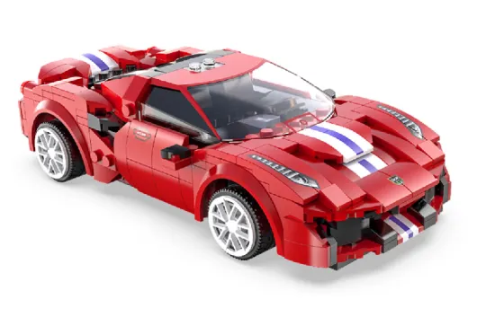 CaDA Klemmbausteine Race Car - RC Set RTR mit Fernsteuerung oder via APP und Antriebsset - 306 Teile