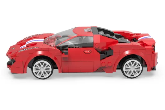 CaDA Klemmbausteine Race Car - RC Set RTR mit Fernsteuerung oder via APP und Antriebsset - 306 Teile