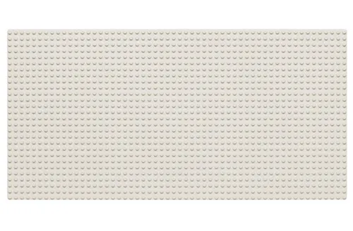 Wange Grundplatte Weiß 28x56 Noppen, ca. 44,5x22,5cm