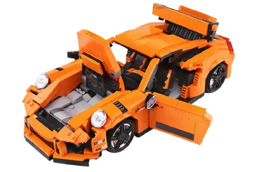 MouldKing Klemmbausteine Auto Sportwagen Porsche GT3-911 - 1072 Teile