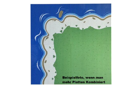 Klemmbausteine Grundplatte 32x32 Wiese (25,5cmx25,5cm)