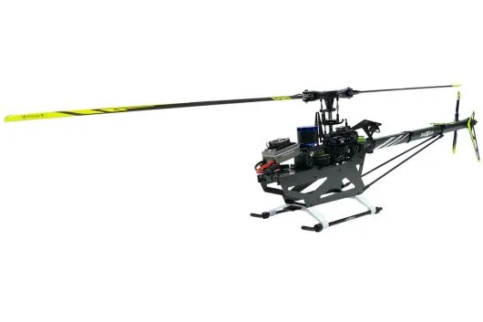 soXos Strike7.1 Heli Combo mit 1st Carbonrotorblättern in neon gelb