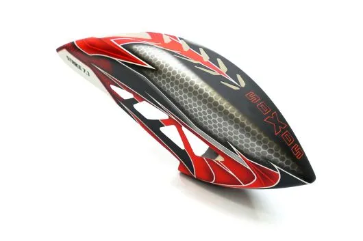 soXos Strike7.1 Heli Combo mit 1st Carbonrotorblättern in rot