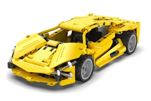 CaDA Klemmbausteine - Lightning Sport Car - Pullback-Antrieb (Rückzieh-Antrieb) - 357 Teile