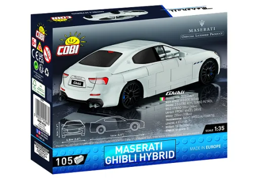 COBI Klemmbausteine Auto Maserati Ghibli Hybrid - 105 Teile