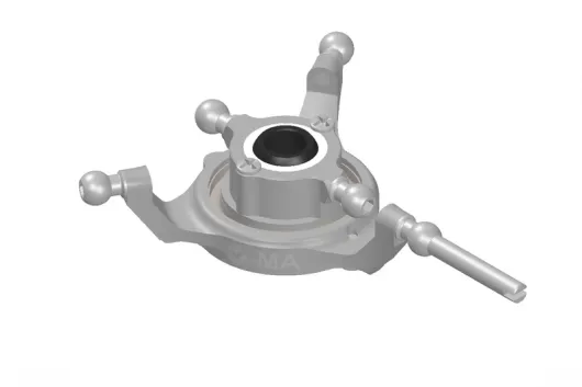 L-MA Precision Tuning Taumelscheibe aus Aluminium in silber für OMPHOBBY M1 Heli