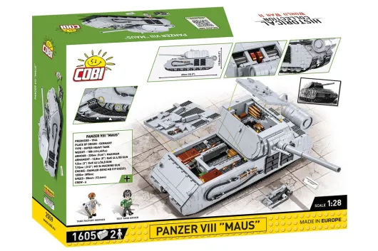 COBI Klemmbausteine Panzer VIII Maus 1605 - 1605 Teile