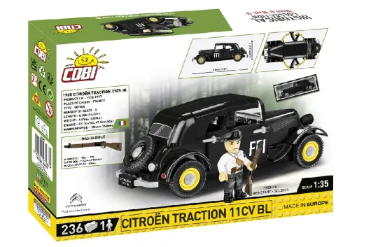 COBI Klemmbausteine Auto 1938 Citroen Traction 11C - 236 Teile
