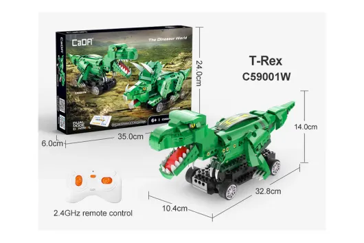 CaDA Klemmbausteine Dinosaurier T-Rex - 343 Teile
