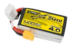Tattu R-Line Akku Version 4.0 14,8V 1400mAh 130C 4S1P mit XT60