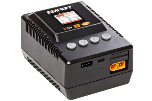 Spektrum S155 Ladegerät G2 Smart Charger 2-4S AC 230V 1x55Watt