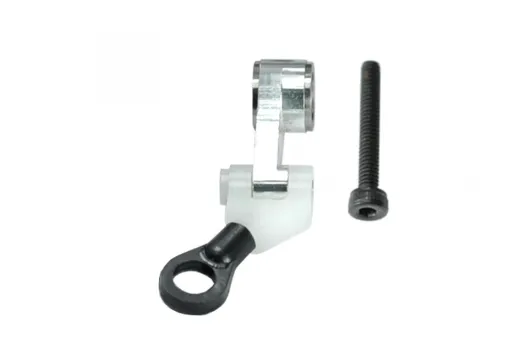 Microheli Steuerarm in silber für Tuning 3Blatt Hauptrotorkopf Set für Blade 230S und 230S V2