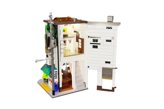 CaDA Klemmbausteine Japanischer Dampfbrötchen Shop - 1108 Teile