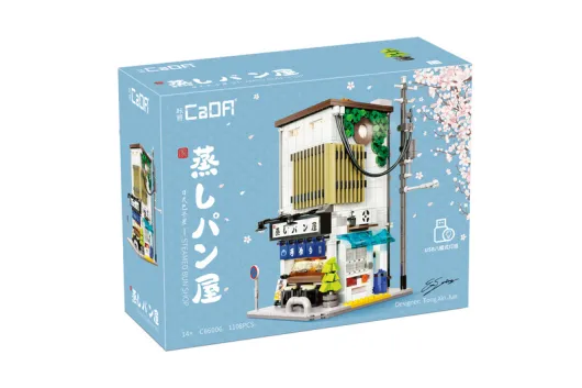 CaDA Klemmbausteine Japanischer Dampfbrötchen Shop - 1108 Teile