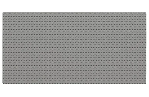 Wange Grundplatte in hell Grau 28x56 Noppen, ca. 44,5x22,5cm
