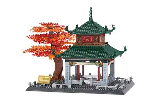 Wange Klemmbausteine Taiwan Ting Pavilion - 987 Teile