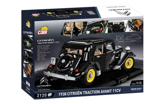 COBI Klemmbausteine Auto Maßstab 1:12 Citroen Traction Avant EXECUTIVE EDITION - 2120 Teile