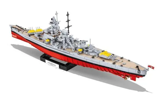 COBI Klemmbausteine Schiff 2. Weltkrieg Schlachtschiff Gneisenau - 2417 Teile