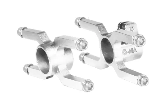 L-MA Precision Tuning Heckrohr Halterung aus Aluminium in Silber für BLADE InFusion 180
