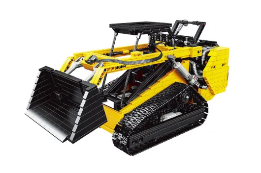 HappyBuild Klemmbausteine Raupenlader mit Elektronik - 1800 Teile