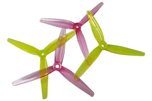 HQ Dreiblatt Propeller Ethix P3.5 RAD Berry aus Poly Carbonate 5,1x3,5x3 je 2CW und 2CCW
