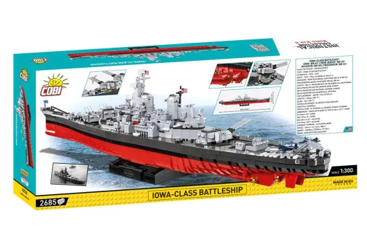 COBI Klemmbausteine Schlachtschiff Iowa Class EXECUTIVE EDITION - 2685 Teile