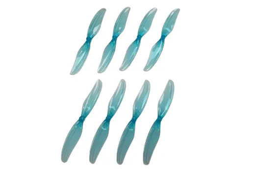 Gemfan 75mm 2Blatt Durable Propeller 3Zoll für 1,5mm in transparent blau
