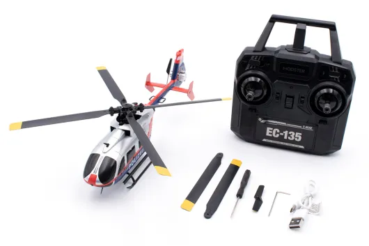 MODSTER RC Heli Scale Hubschrauber EC-135 im Design der Polizei Österreich RTF Set