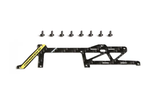 OMPHobby Ersatzteile Carbon Hauptrahmen Links in Gelb für M1 EVO