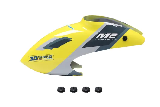 OMPHobby Ersatzteile Kabinenhaube in Gelb für M2 EVO und M2 EVO MK2
