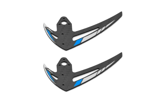 OMPHobby Ersatzteile Leitwerk Set 2Stück in Weiß für M2 EVO und M2 EVO MK2