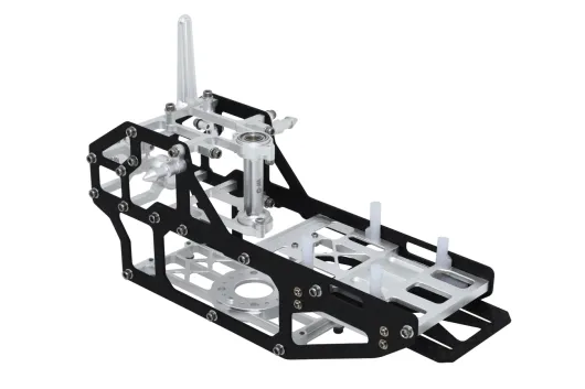 L-MA Precision Aluminium Carbonfaser Hauptrahmenset in Silber für Blade InFusion 180