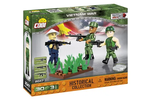 COBI Klemmbausteine Figuren Set 2. Weltkrieg Vietnam Krieg Soldaten - 30 Teile