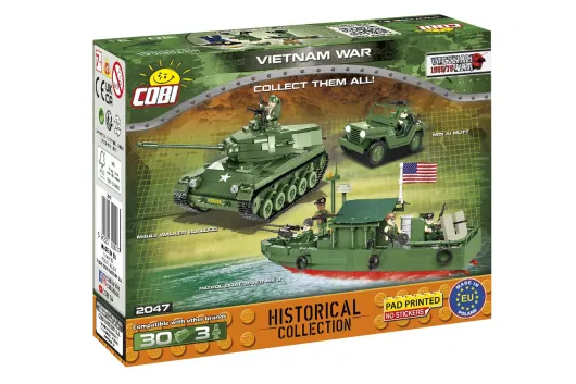 COBI Klemmbausteine Figuren Set 2. Weltkrieg Vietnam Krieg Soldaten - 30 Teile