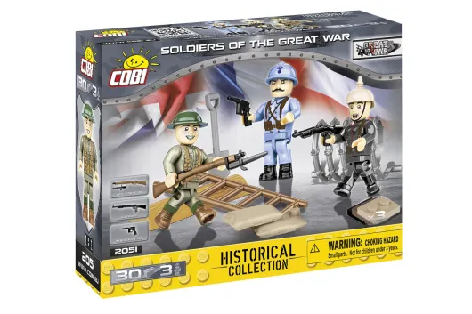COBI Klemmbausteine Figuren Set HC Great War - 30 Teile