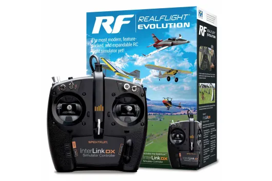 RealFlight Evolution RC Flight Simulator mit InterLink DX Controller