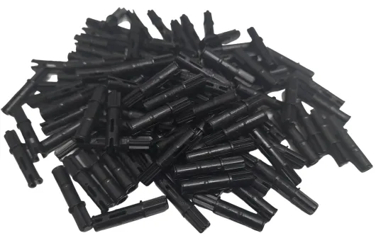 KBW Klemmbausteine Technik Pin Lang davon 1L mit Kreuzachse 2L als Pin in schwarz 100Stück