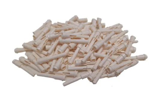 KBW Klemmbausteine Technik Pin 1/2 mit 2L Bar in weiß 100Stück