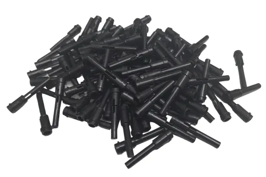 KBW Klemmbausteine Technik Pin 1/2 mit 2L Bar in schwarz 100Stück