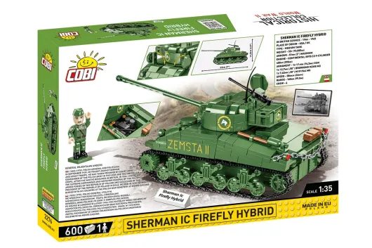 COBI Klemmbausteine Panzer Sherman IC Firefly Hybrid - 600 Teile