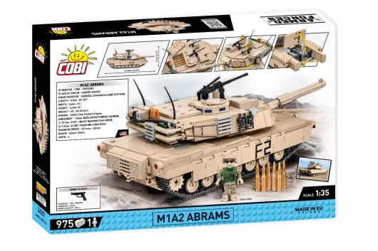 COBI Klemmbausteine Panzer M1A2 Abrams - 975 Teile
