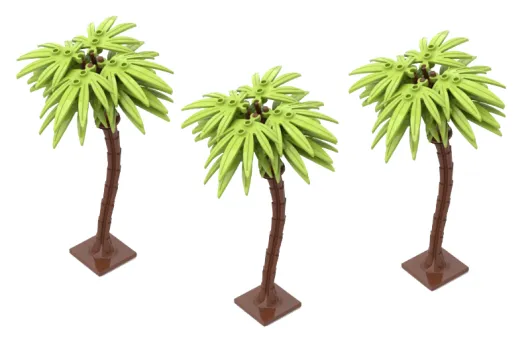 KBW Klemmbausteine Palme in lime grün 3Stück