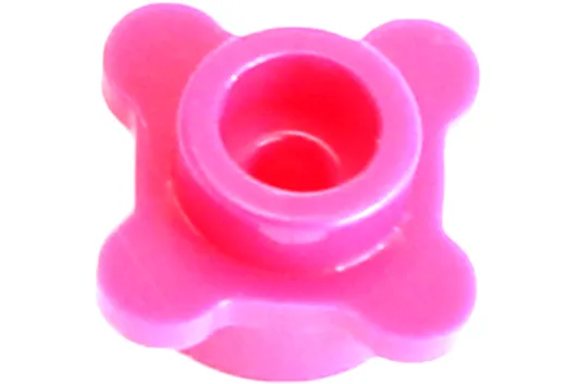 KBW Klemmbausteine Blumen Blüte mit Blütenrand in dunkel pink 100Stück